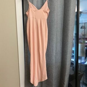 Showpo midi pink dress